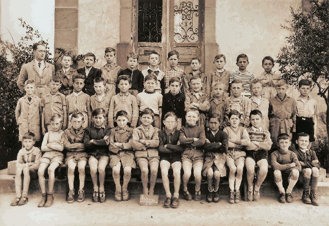 Classe de garçons CM1-2 1955-56