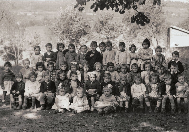 Classe de maternelle 1950-51